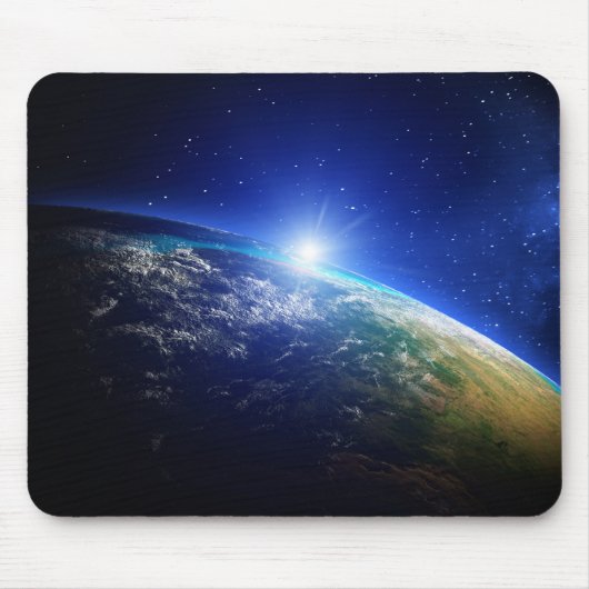 Universum mit Lichtflare Mousepad (Vorne)