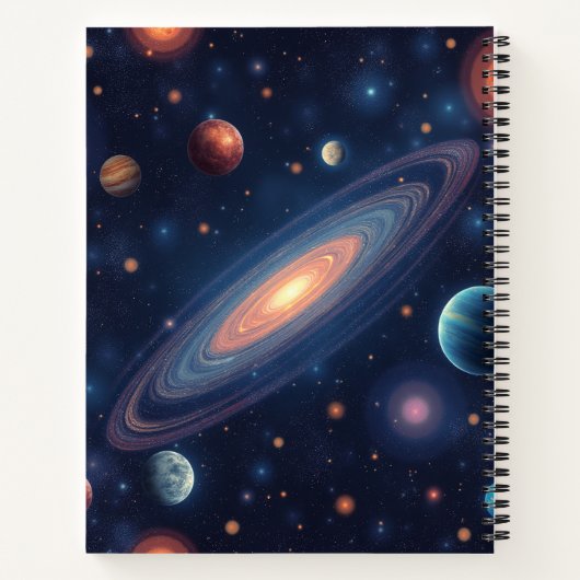 Universum Notizblock (Rückseite)