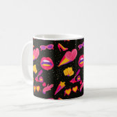 UNIVERSUM PINK KAFFEETASSE (Vorderseite Links)