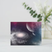Universum Postkarte (Stehend Vorderseite)