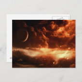 Universum Postkarte (Vorne/Hinten)