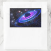 Universum Rechteckiger Aufkleber (Tasche)