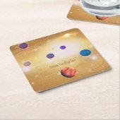 Universum Rechteckiger Pappuntersetzer (angewinkelt)