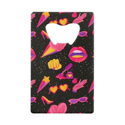 Universum rosa geldbeutel flaschenöffner (Vorderseite)