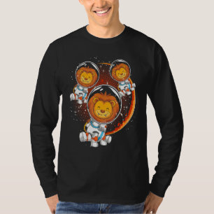Universum Space Africa Animal Science Lion Astrona T-Shirt