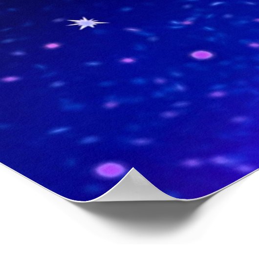 Universum-Sterne Poster (Ecke)