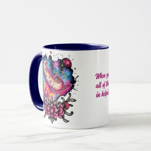 Universum Tasse (Vorderseite Links)