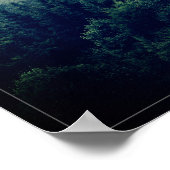 Universum- und Waldwild-Zitat Poster (Ecke)