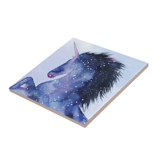 Universum Unicorn - Kosmisch Fliese (Seite)