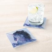 Universum Unicorn - Kosmisch Glasuntersetzer (Schrägansicht)