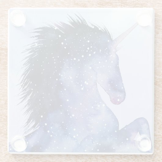 Universum Unicorn - Kosmisch Glasuntersetzer (Rückseite)