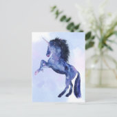 Universum Unicorn - Kosmisch Postkarte (Stehend Vorderseite)