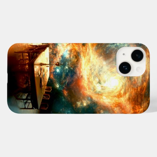 Universum zum Abendessen Case-Mate iPhone Hülle (Rückseite (Horizontal))