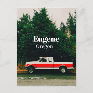 Univestadt Eugene - Oregon Feiertagspostkarte