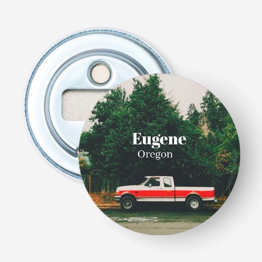 Univestadt Eugene - Oregon Flaschenöffner (Vorderseite)