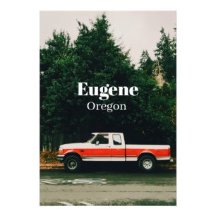 Univestadt Eugene - Oregon Fotodruck