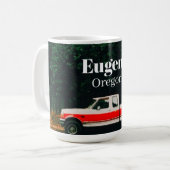 Univestadt Eugene - Oregon Kaffeetasse (Vorderseite Links)