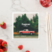 Univestadt Eugene - Oregon Serviette (Beispiel)