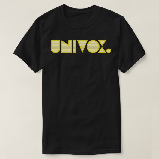 Univox Retro Guitar Bass Amp 2 T-Shirt (Design vorne)