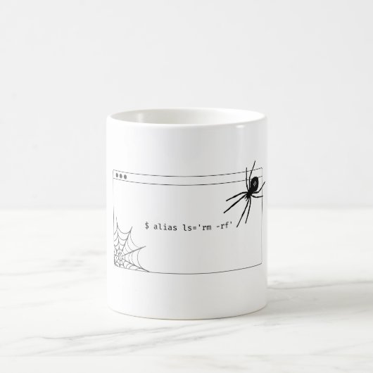 Unix-Befehl "alias" lustig Kaffeetasse (Mittel)