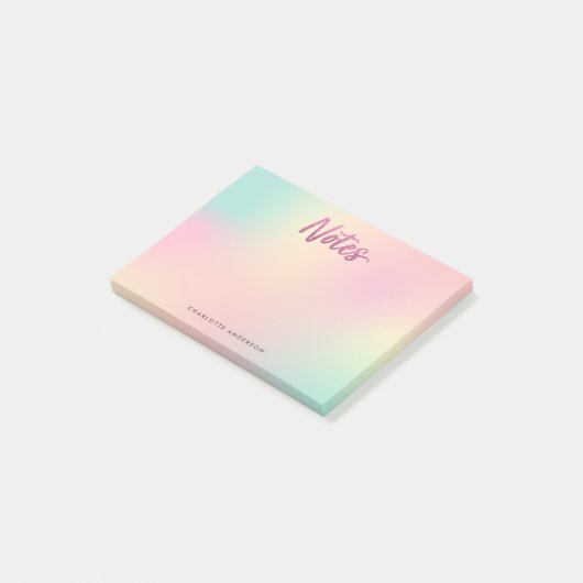 Unix Mix Muster Imitate Rosa Glitzer Post-it Klebezettel (angewinkelt)