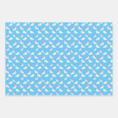 Unix- und Sun-Wolkenmuster - mehrfarbig Geschenkpapier Set (Vorderseite)