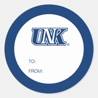 UNK Lopers Graduate Runder Aufkleber