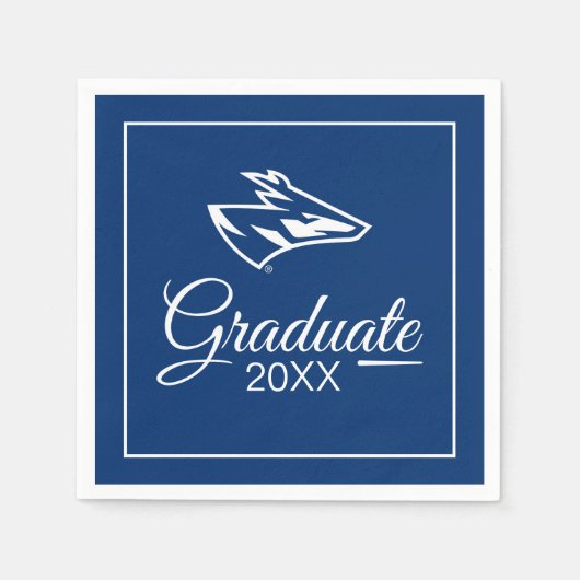 UNK Lopers Graduate Serviette (Vorderseite)