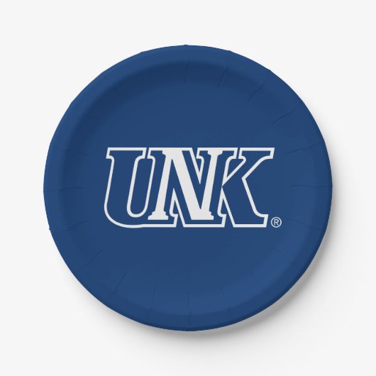 UNK| Universität Nebraska in Kearney Pappteller (Vorderseite)