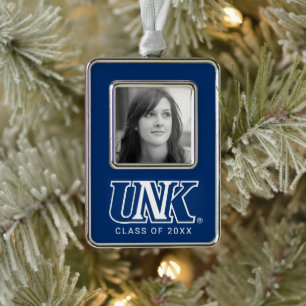 UNK Universität Nebraska in Kearney Rahmen-Ornament Silber