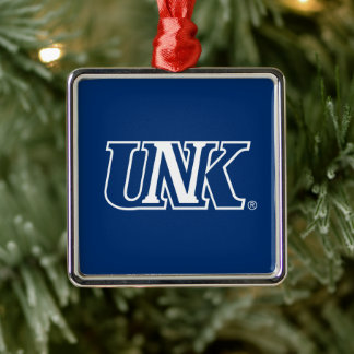 UNK University of Nebraska at Kearney Ornament Aus Metall