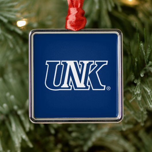 UNK University of Nebraska at Kearney Ornament Aus Metall (Baum)