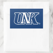 UNK University of Nebraska at Kearney Rechteckiger Aufkleber (Tasche)