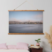 Unkel am Rhein Card Wandteppich Mit Holzrahmen (Schlafzimmer)