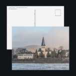 Unkel am Rhein Deutschland Postkarte<br><div class="desc">Foto der Kirche von Unkel am Rhein,  St. Pantaleon Kirche,  am Mittelrhein in Deutschland,  Europa gelegen. Foto © Sebastian Wurm.</div>