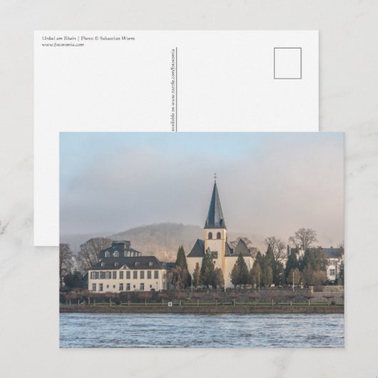 Unkel am Rhein Deutschland Postkarte (Vorne/Hinten)