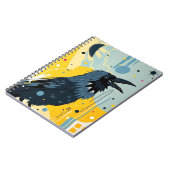 Unkempt Crow Notizblock (Linke Seite)