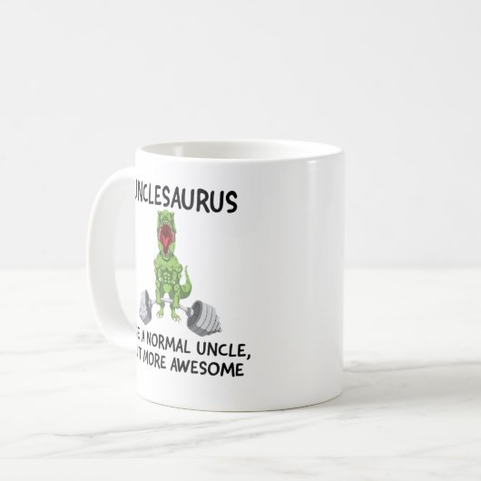 Unklesaurus Kaffeetasse (Vorderseite Links)