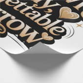 Unknown Today, Unforgettable Tomorrow Geschenkpapier (Ecke)