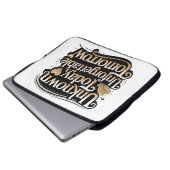 Unknown Today, Unforgettable Tomorrow Laptopschutzhülle (Vorne Knopf)