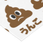 Unko う ん こ Japanisch Gekackt Tischdecke (Schrägansicht)