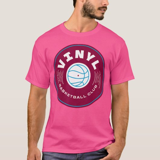 Unkonkurrenzloser Vinyl Basketball Club 3X3 T-Shirt (Vorderseite)