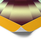 unkontrollierbare Vibrationen optische Illusion Poster (Ecke)