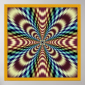 unkontrollierbare Vibrationen optische Illusion Poster (Vorne)