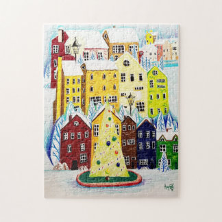 UNkonventionell gemütliche Weihnachtsstadt - PUZZL Puzzle