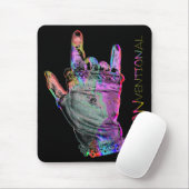 Unkonventionelle Rock-Mauspad Mousepad (Mit Mouse)