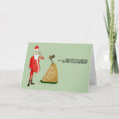 "Unkonventionelle" Weihnachtskarte Feiertagskarte (Vorderseite)