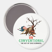 "UNkonventionelle" Weihnachtsmagnete Magnet (Vorderseite/Rückseite)