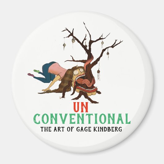 "UNkonventionelle" Weihnachtsmagnete Magnet (Vorne)