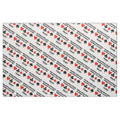 Unkonventioneller Bridge-Spieler innerhalb der Stoff (Fat Quarter (45,7 x 55,9 cm))